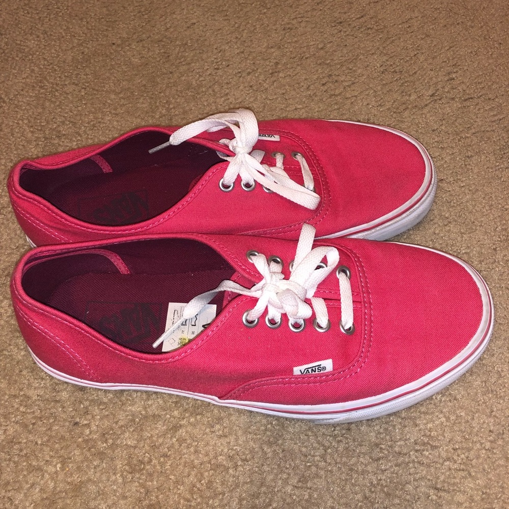 Authentic Red Vans - image 3